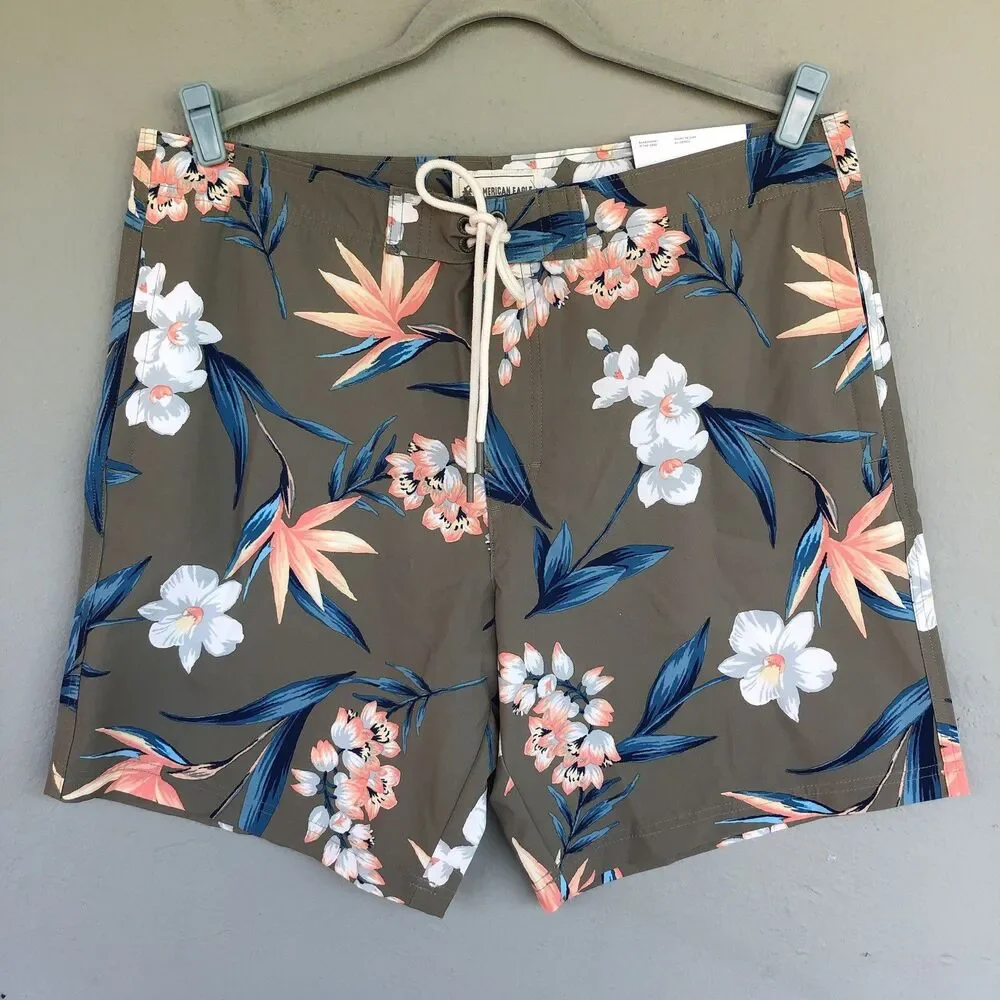 American Eagle Board Shorts Mens L 8.5